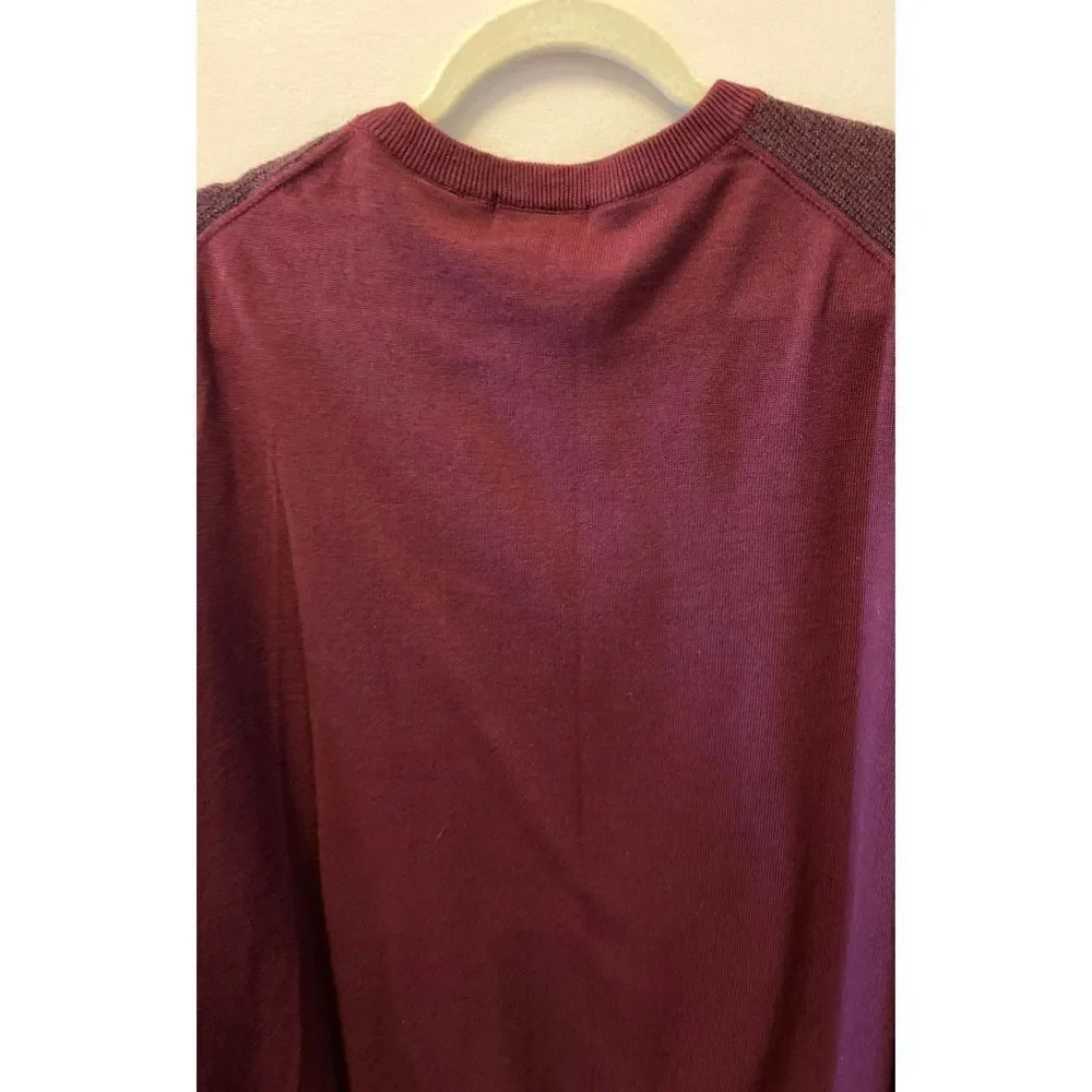 Alan Flusser Burgundy Sweater